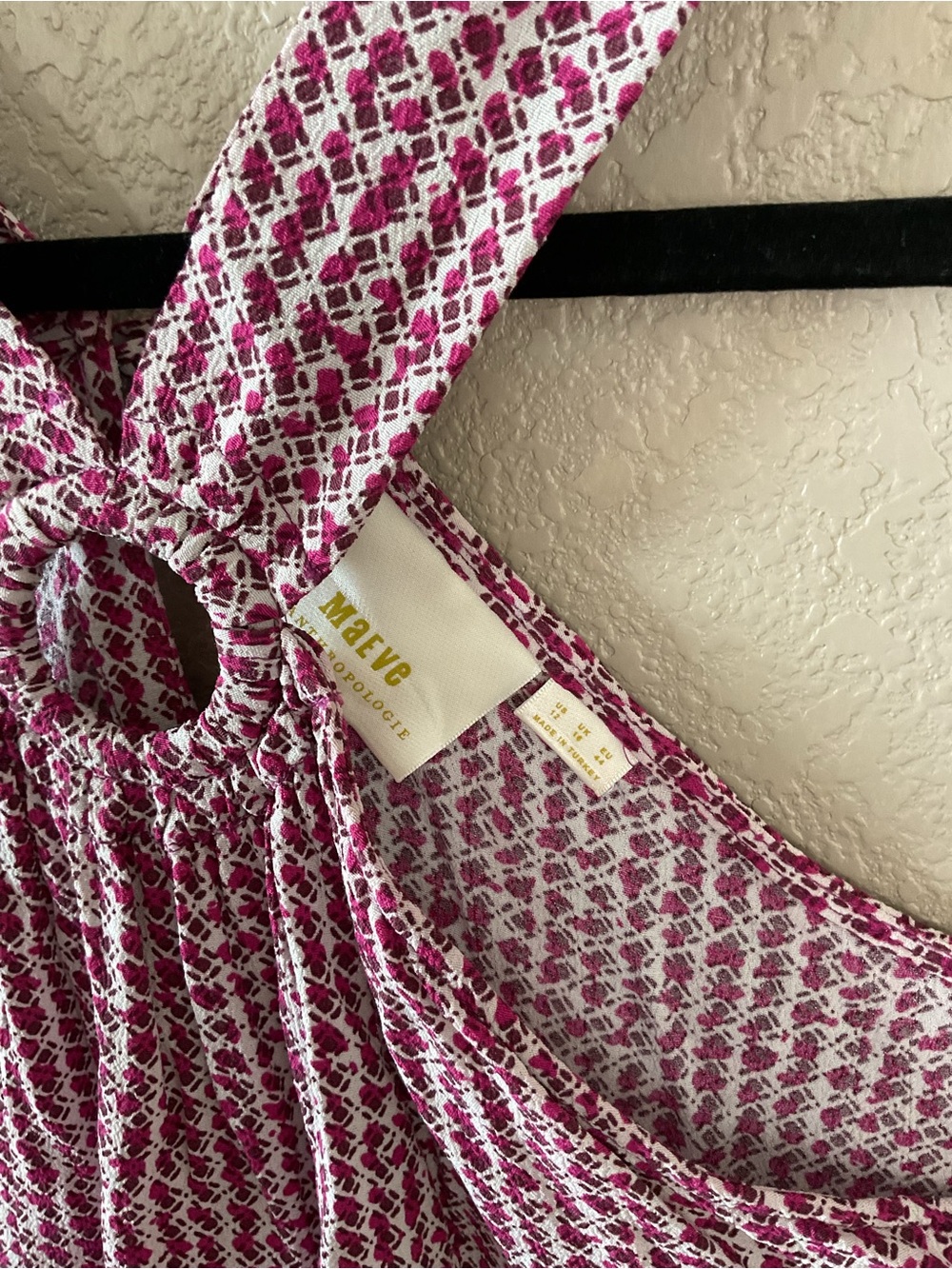 Maeve Pink Patterned Halter-Neck Top - Picture 3 of 3